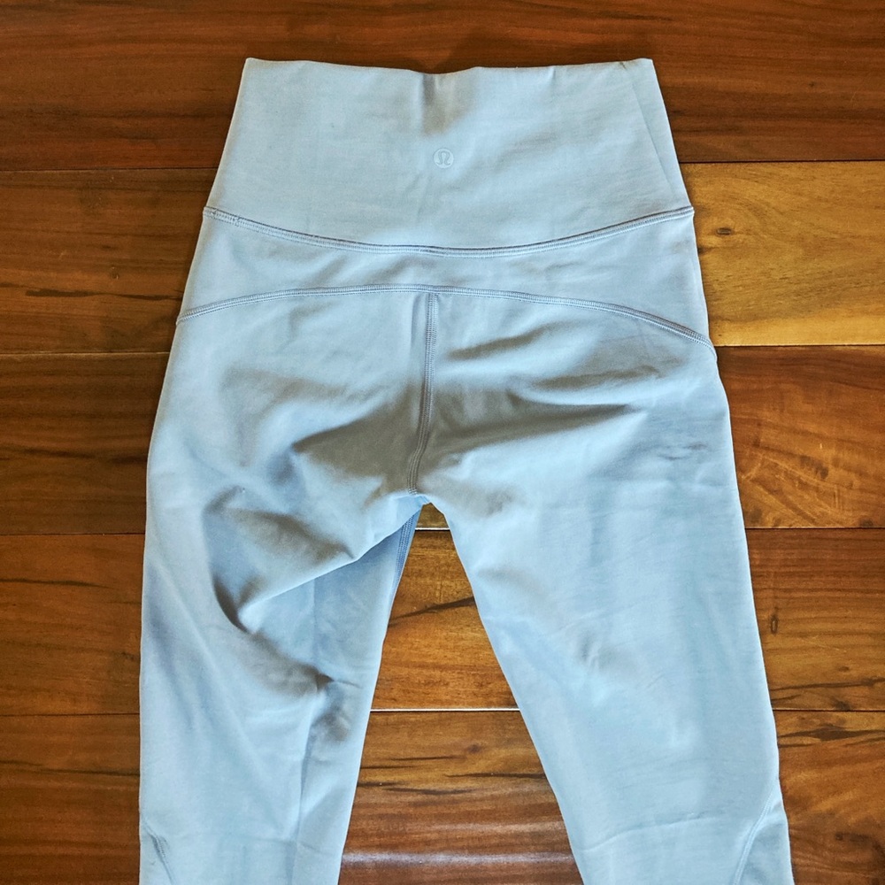 Lululemon high rise 25” legging yoga pant grey 2